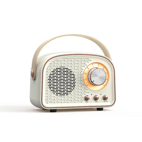 Enceinte Bluetooth Portable Rétro - Son Immersif et Design Élégant