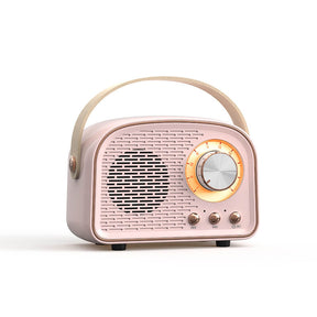 Enceinte Bluetooth Portable Rétro - Son Immersif et Design Élégant
