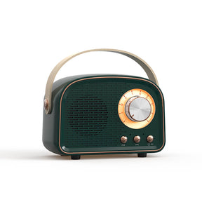 Enceinte Bluetooth Portable Rétro - Son Immersif et Design Élégant