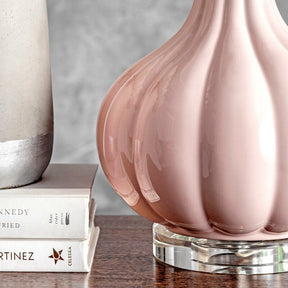 Lampe de Table en Céramique Épurée - Design Élégant avec Abat-jour Blanc