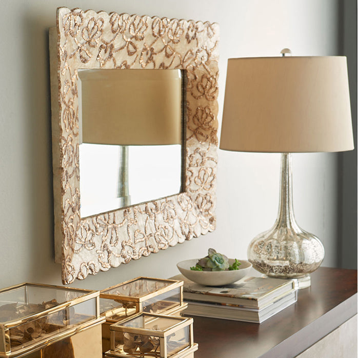 Lampe de Table en Céramique Épurée - Design Élégant avec Abat-jour Blanc