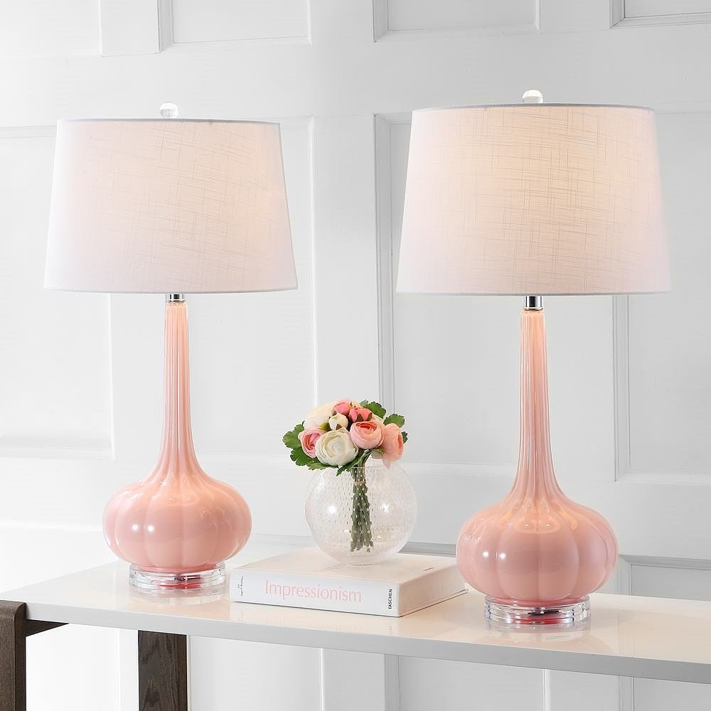 Lampe de Table en Céramique Épurée - Design Élégant avec Abat-jour Blanc