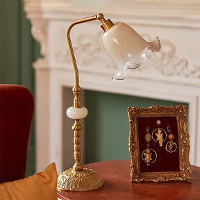 Lampe de Table Vintage Florale - Élégance et Ambiance Douce dans Votre Espace