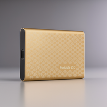 SSD Portable Rapide pour Transfert de Données - Design Compact et Résistant