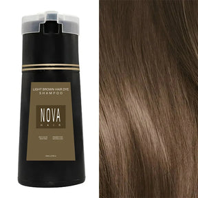 Shampooing Colorant Instantané pour Cheveux - Rafraîchit Couleur et Cache Racines Grises