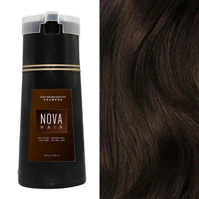Shampooing Colorant Instantané pour Cheveux - Rafraîchit Couleur et Cache Racines Grises