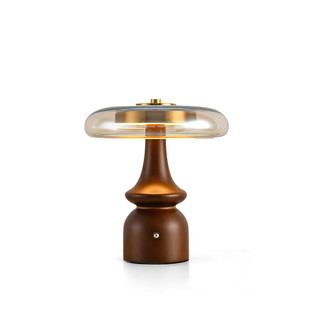 Lampe d'Accent Moderne en Verre - Ambiance Chaleureuse et Élégante