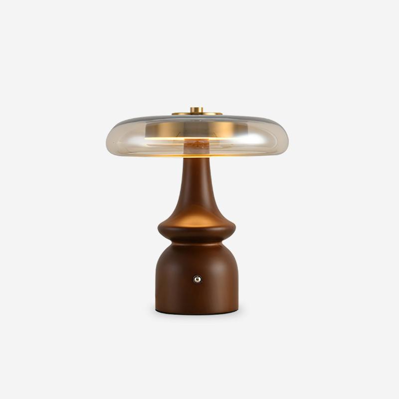 Lampe d'Accent Moderne en Verre - Ambiance Chaleureuse et Élégante
