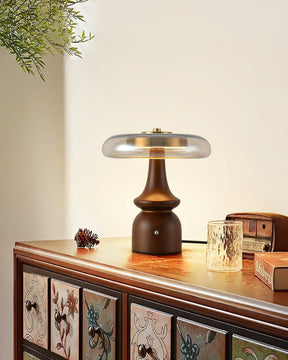 Lampe d'Accent Moderne en Verre - Ambiance Chaleureuse et Élégante