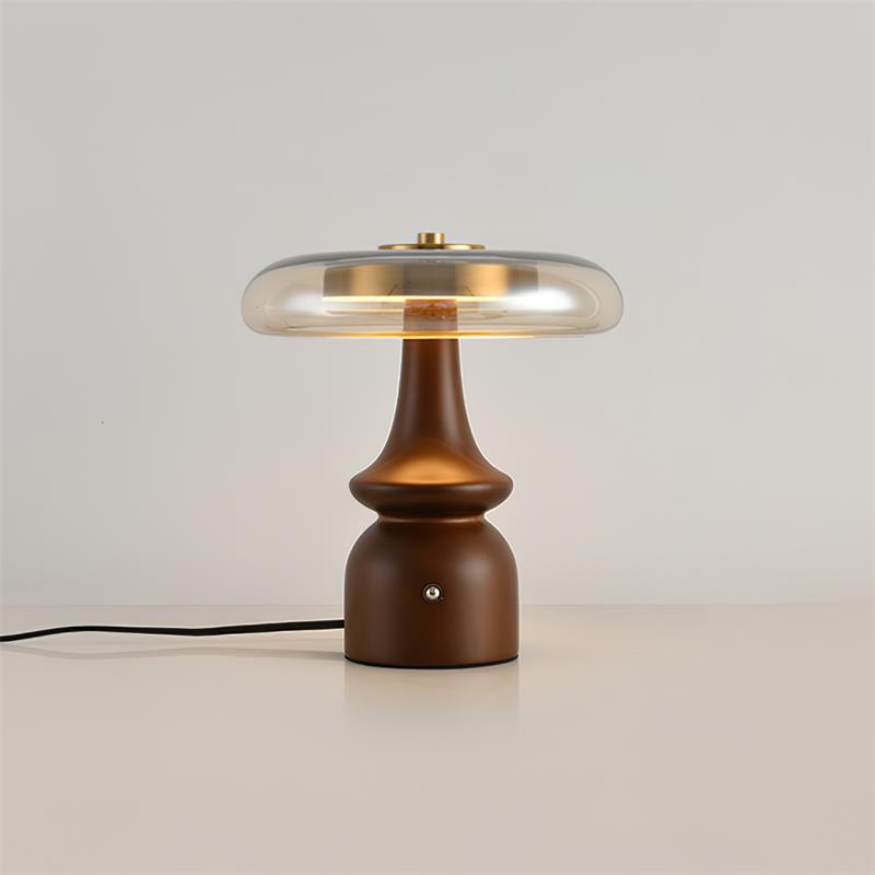 Lampe d'Accent Moderne en Verre - Ambiance Chaleureuse et Élégante