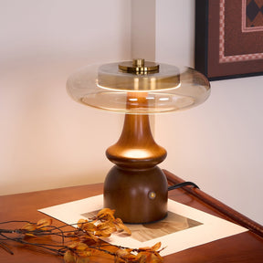 Lampe d'Accent Moderne en Verre - Ambiance Chaleureuse et Élégante