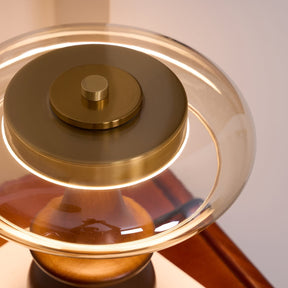 Lampe d'Accent Moderne en Verre - Ambiance Chaleureuse et Élégante