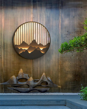 Applique Murale Extérieure Moderne - Éclairage Élégant Inspiré des Montagnes