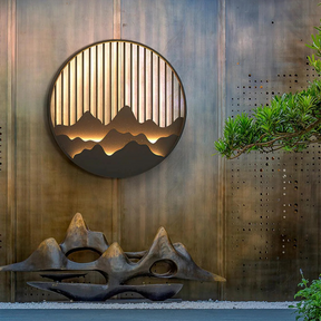 Applique Murale Extérieure Moderne - Éclairage Élégant Inspiré des Montagnes