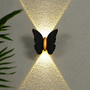 Applique Murale Extérieure Papillon - Élégance Naturelle et Lumière Douce