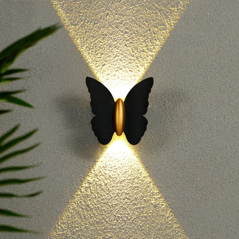 Applique Murale Extérieure Papillon - Élégance Naturelle et Lumière Douce