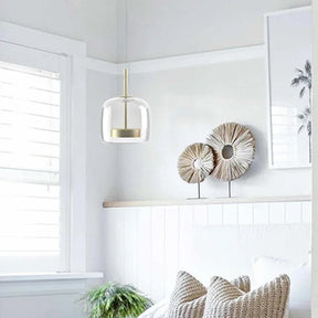 Éclairage en Verre Moderne - Élégance Chic et Accueillante