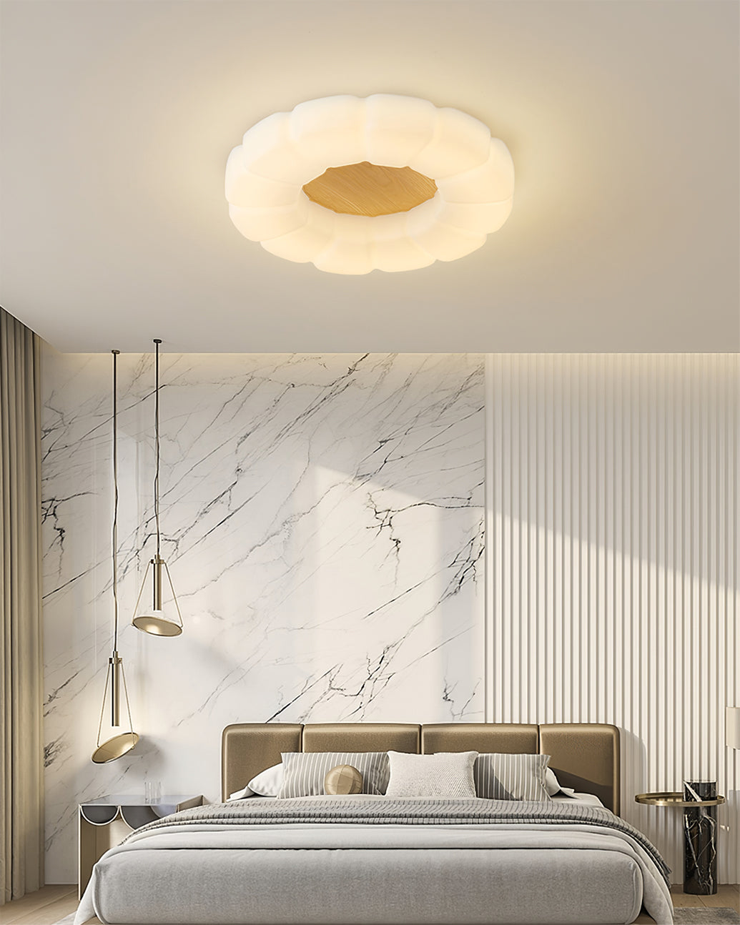 Lampe de Plafond Contemporaine - Éclairage Uniforme et Chic
