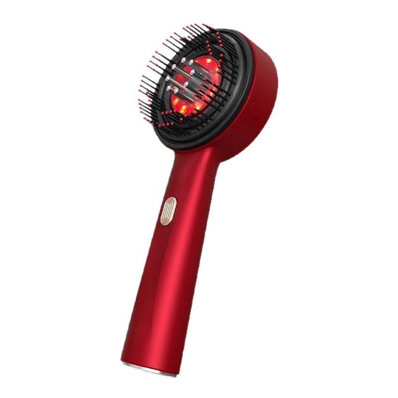 Brosse de Massage du Cuir Chevelu - Thérapie par Lumière Rouge et Ergonomique