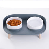 Station de Nourriture Élevée pour Chiens - Design Ergonomique et Base Antidérapante