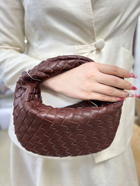 Sac à Main Tressé pour Femmes - Élégant et Spacieux en Polyuréthane