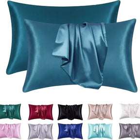 Housse de Coussin en Soie Hypoallergénique - Douceur et Confort pour Peaux Sensibles