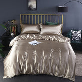 Ensemble de Literie en Satin - Confort Luxueux et Élégance Moderne