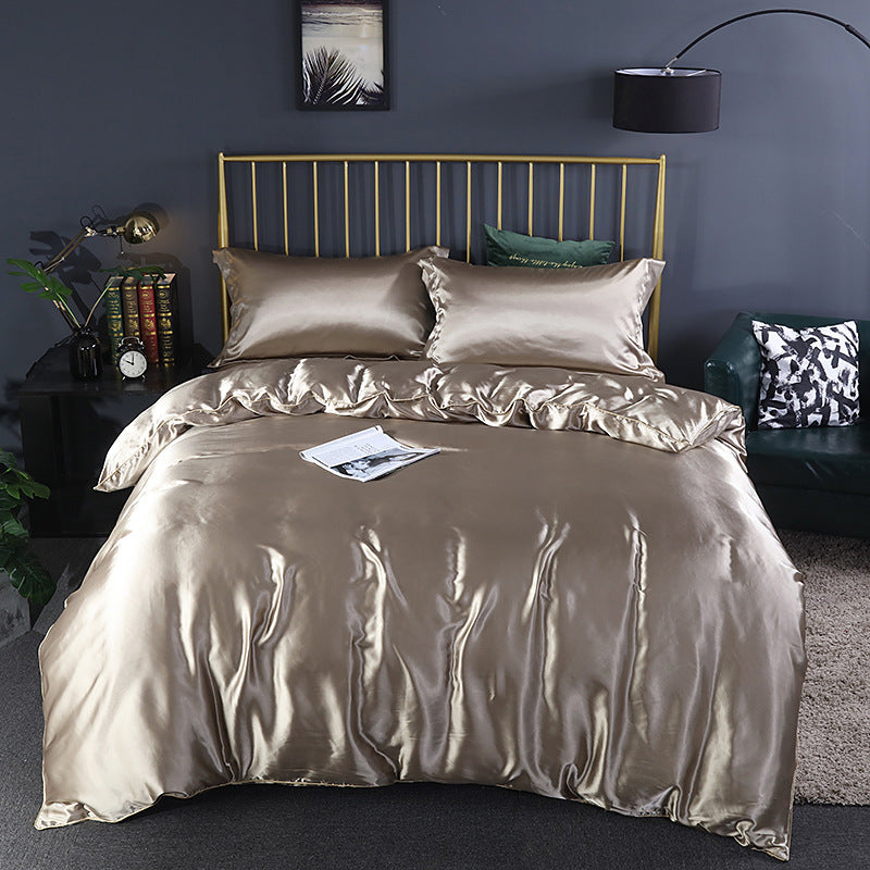 Ensemble de Literie en Satin - Confort Luxueux et Élégance Moderne
