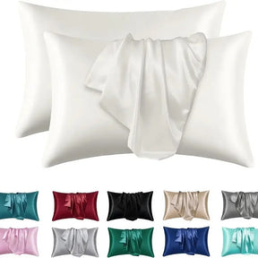 Housse de Coussin en Soie Hypoallergénique - Douceur et Confort pour Peaux Sensibles