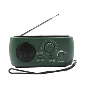 Radio d'Urgence Portable AM/FM/NOAA - Lampe de Poche LED et Résistante à l'Eau
