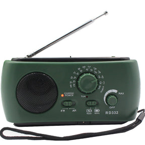 Radio d'Urgence Portable AM/FM/NOAA - Lampe de Poche LED et Résistante à l'Eau