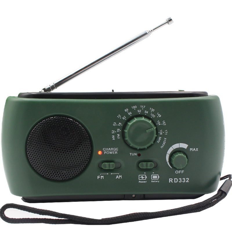 Radio d'Urgence Portable AM/FM/NOAA - Lampe de Poche LED et Résistante à l'Eau