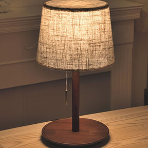 Lampe de Bureau en Bois de Noyer - Éclairage Cosy et Apaisant pour Intérieur
