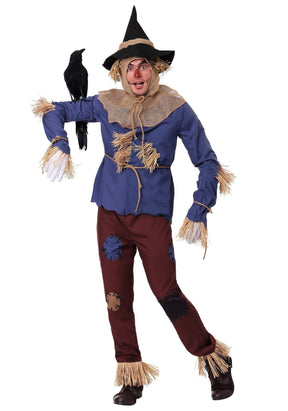 Costume d'épouvantail Halloween Homme - Ensemble Complet à Manches Longues