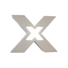 Applique Murale LED en Forme de X - Éclairage Extérieur Résistant aux Intempéries