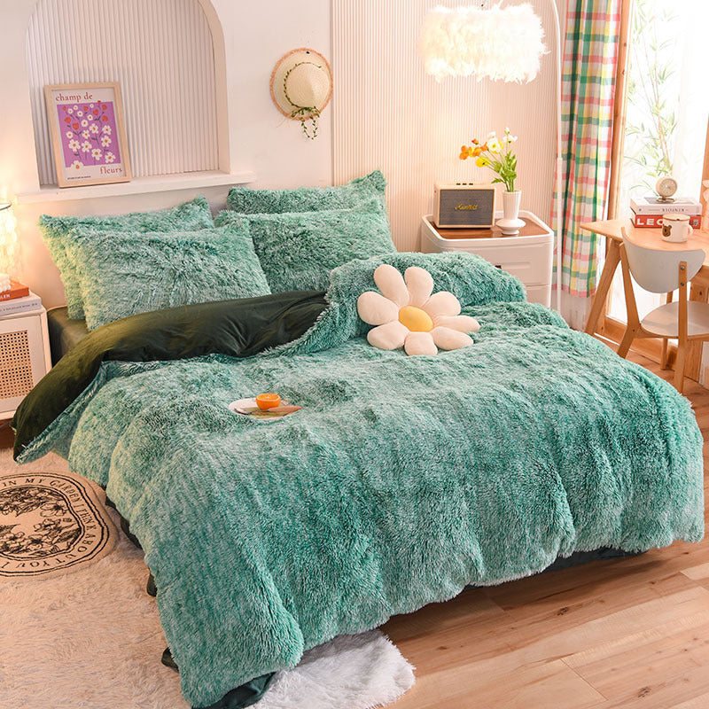Ensemble de Duvet en Velours - Luxe et Confort pour Votre Chambre