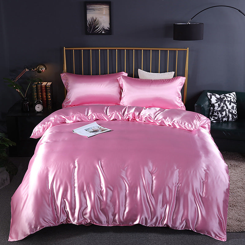 Ensemble de Literie en Satin - Confort Luxueux et Élégance Moderne