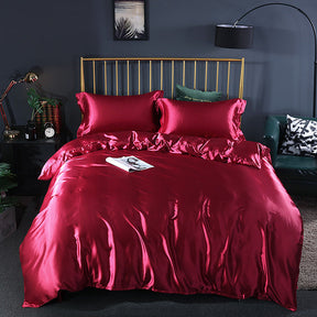 Ensemble de Literie en Satin - Confort Luxueux et Élégance Moderne