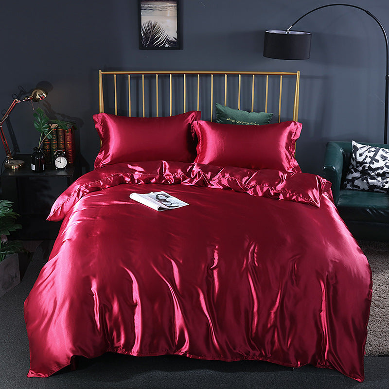 Ensemble de Literie en Satin - Confort Luxueux et Élégance Moderne