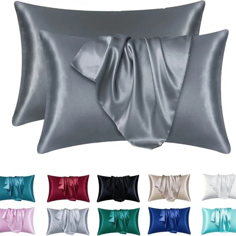 Housse de Coussin en Soie Hypoallergénique - Douceur et Confort pour Peaux Sensibles