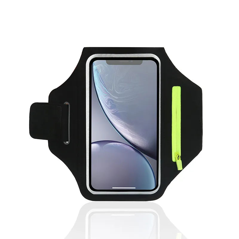 Support de Téléphone de Course Ajustable - Compartiment Pratique pour Écouteurs