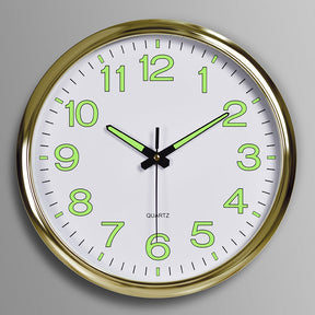 Horloge Murale Silencieuse Rétroéclairée - Design Élégant et Ambiance Apaisante