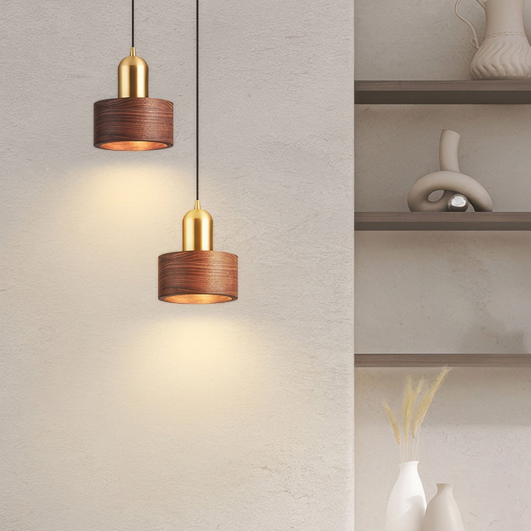 Lampe Suspendue Japonaise Moderne - Élégance Sereine pour Intérieurs