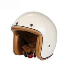 Casque Jet Rétro Léger - Confort et Style pour Motards