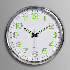 Horloge Murale Silencieuse Rétroéclairée - Design Élégant et Ambiance Apaisante