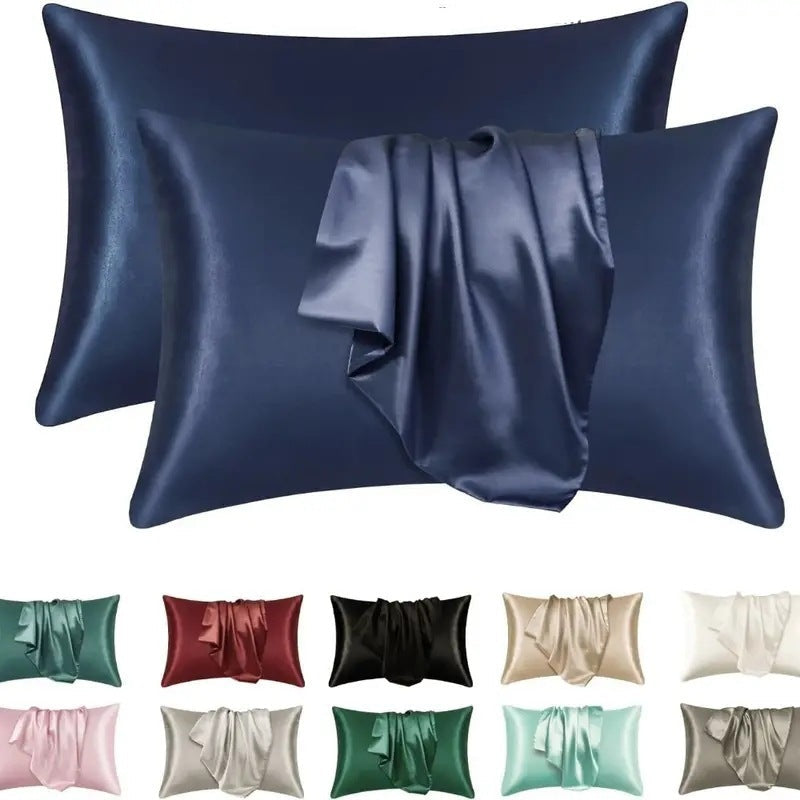 Housse de Coussin en Soie Hypoallergénique - Douceur et Confort pour Peaux Sensibles