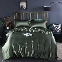 Ensemble de Literie en Satin - Confort Luxueux et Élégance Moderne