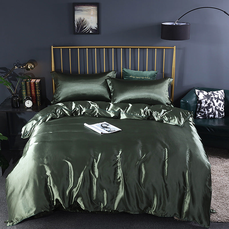 Ensemble de Literie en Satin - Confort Luxueux et Élégance Moderne