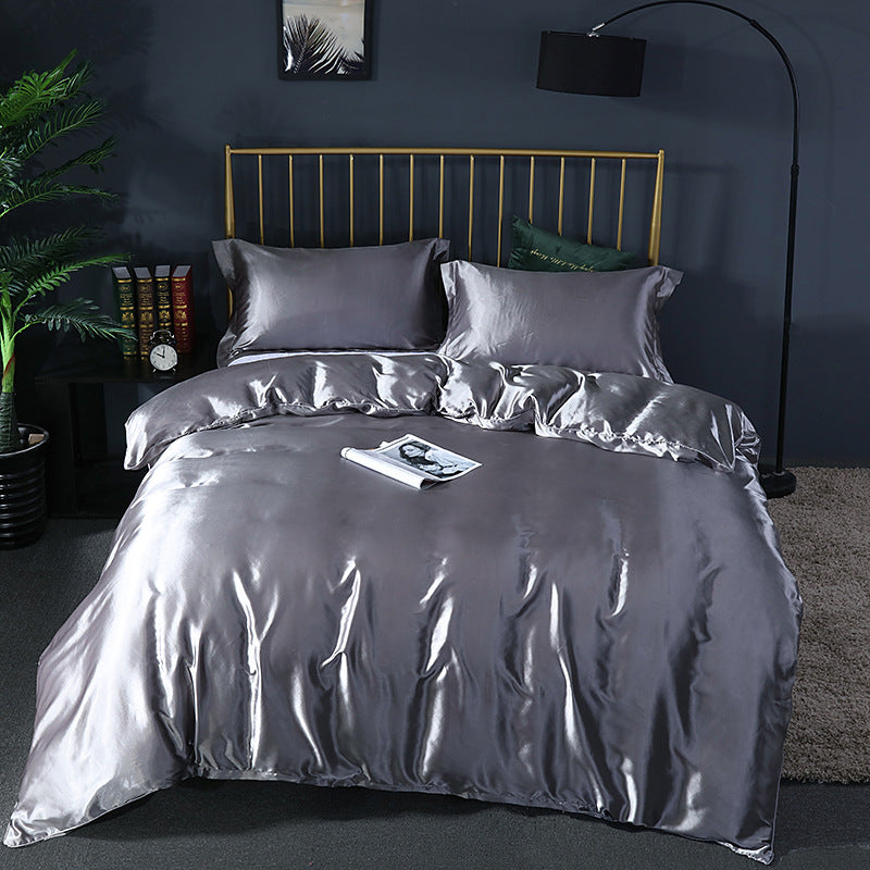 Ensemble de Literie en Satin - Confort Luxueux et Élégance Moderne