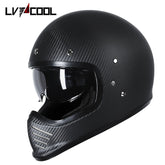 Casque de Moto Intégral Léger - Protection et Confort Certifiés DOT & ECE